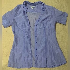 Lavender Banana Republic women’s button down blouse